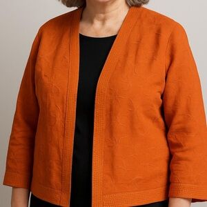 Silkland 100% Silk Embroidered Blazer